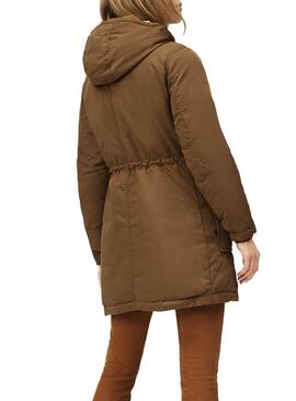 Parka Pepe Jeans Rebecca Tostado Reversibel Beige