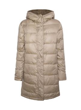 Parka Pepe Jeans Rebecca Tostado Reversibel Beige