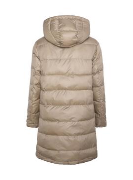 Parka Pepe Jeans Rebecca Tostado Reversibel Beige