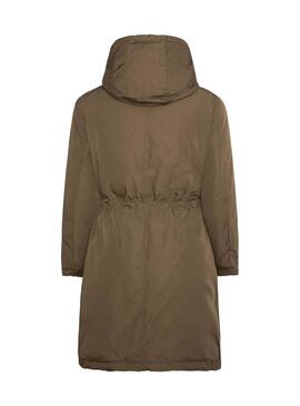 Parka Pepe Jeans Rebecca Tostado Reversibel Beige