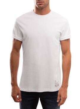 T-Shirt Klout Bio-Label Weiss für Herren