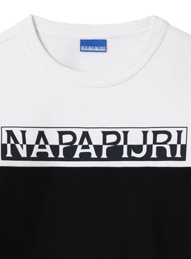 Sweatshirt Napapijri Ice Weiss für Herren