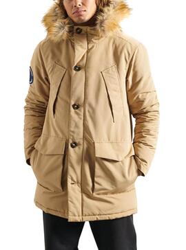 Parka Superdry Everest Beige für Herren