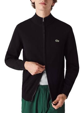 Jacke Lacoste Rollkragenpullover Schwarz für Herren