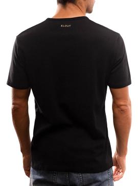 T-Shirt Klout Organic Premium Schwarz für Herren