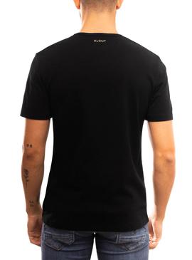 T-Shirt Klout Organic Premium Schwarz für Herren