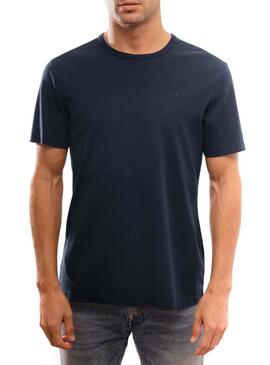 T-Shirt Klout Organic Premium Marine Blau für Herren