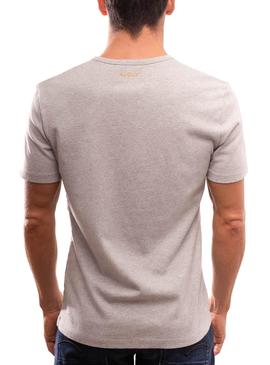 T-Shirt Klout Organic Premium Grau für Herren