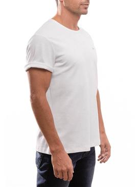 T-Shirt Klout Organic Premium Weiss für Herren