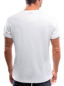 T-Shirt Klout Organic Premium Weiss für Herren