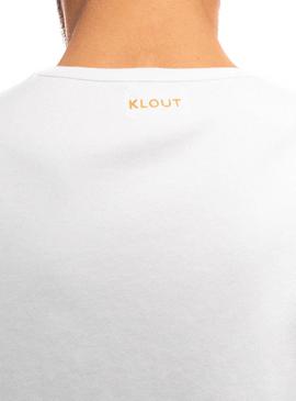 T-Shirt Klout Organic Premium Weiss für Herren