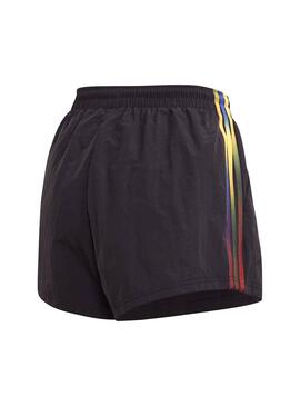 Shorts Adidas Rainbow Schwarz für Damen