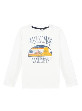 T-Shirt 3 Pommes Arizona Valley Weiss für Junge