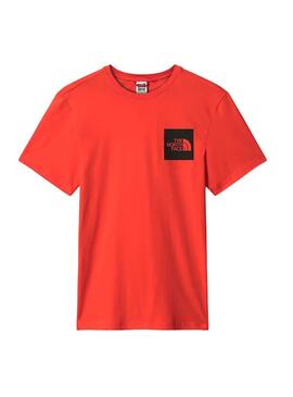 T-Shirt The North Face Fine Rot für Herren