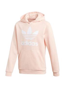 Sweatshirt Adidas Trefoil Coral für Mädchen