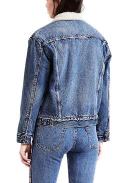 Jacke Levis Sherpa Trucker Addicted Love Damen