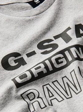 T-Shirt G-Star-Logo Grau für Junge