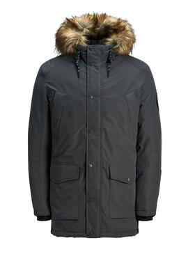 Parka Jack und Jones Sky Grau für Herren