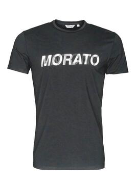T-Shirt Antony Morato Slim Fit Glatt Schwarz Herren