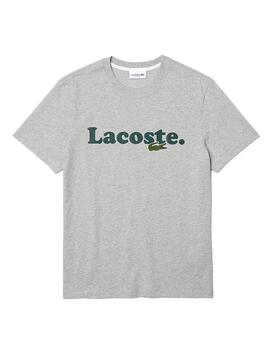 T-Shirt Lacoste Italic Grau für Herren