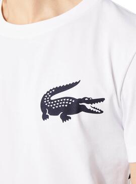 T-Shirt Lacoste Novak Djokovic Weiss für Herren