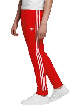 Hose Adidas Primeblue Rot für Herren