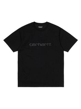 T-Shirt Carhartt-Skript Schwarz für Herren