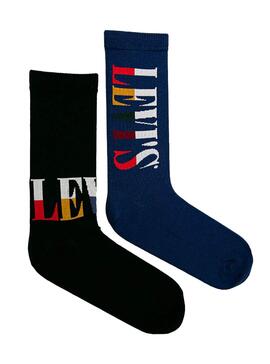 Socken Levis Multicolor Logo Herren und Damen