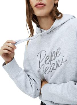 Sweatshirt Pepe Jeans Carina Grau für Damen