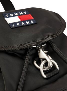 Rucksack Tommy Jeans Heritage Schwarz für Damen