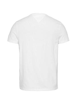 T-Shirt Tommy Jeans Contrast Weiss für Herren