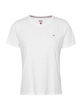 T-Shirt Tommy Jeans Soft Weiss für Herren