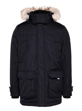 Parka Tommy Jeans Tech Schwarz für Herren