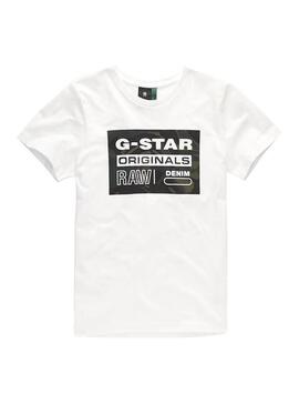 T-Shirt G-Star Army Weiss für Junge