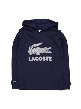 Sweatshirt Lacoste Hood Marineblau für Junge
