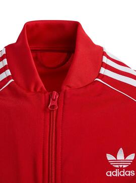 Sweatshirt Adidas Track Rot für Junge und
 Mädchen