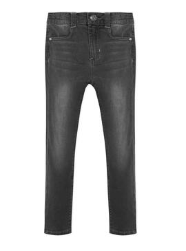 Jeans 3 Pommes Basic Schwarz für Mädchen