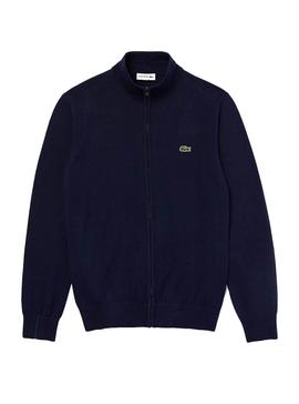 Jacke Lacoste Rollkragenpullover Marineblau für Herren