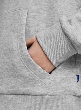 Sweatshirt Jack & Jones Corp Logo Grau für Junge
