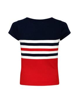 T-Shirt Pepe Jeans Sonyta Rot für Mädchen