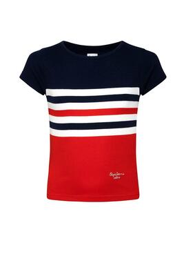 T-Shirt Pepe Jeans Sonyta Rot für Mädchen