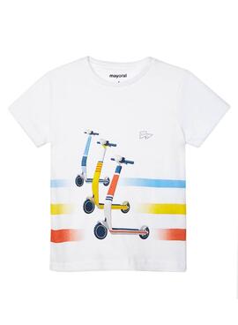 T-Shirt Mayoral Roller Weiss für Junge
