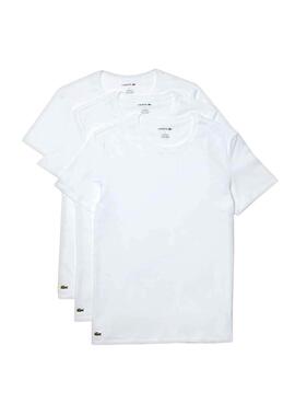 T-Shirts Lacoste 3 Pack Weiss für Herren