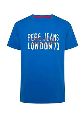T-Shirt Pepe Jeans Devos Blau für Herren