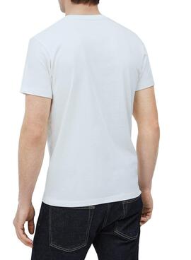 T-Shirt Pepe Jeans Gelu Weiss für Damen