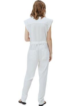 Jumpsuit Pepe Jeans Uli Weiss für Damen