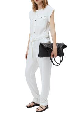 Jumpsuit Pepe Jeans Uli Weiss für Damen