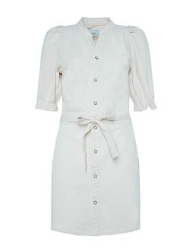 Kleid Pepe Jeans Dory Weiss für Damen