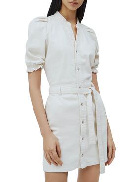 Kleid Pepe Jeans Dory Weiss für Damen