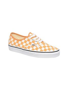 Sneaker Vans Authentic Checkerboard Gelb